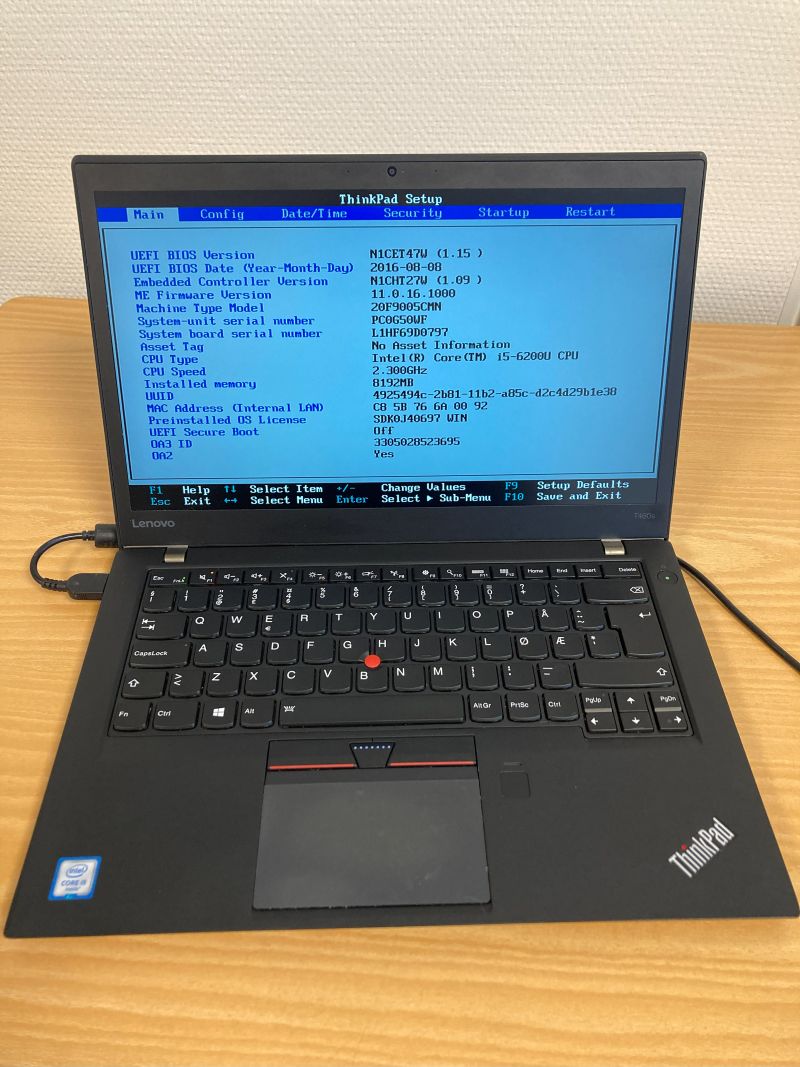 Lenovo Thinkpad T460s i5-6200U 8/256