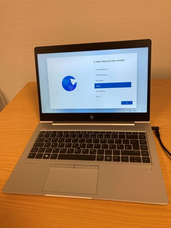 HP EliteBook 745 G6 AMD Ryzen 5 3500U 16/256 TYSK tastatur - Bilde 5