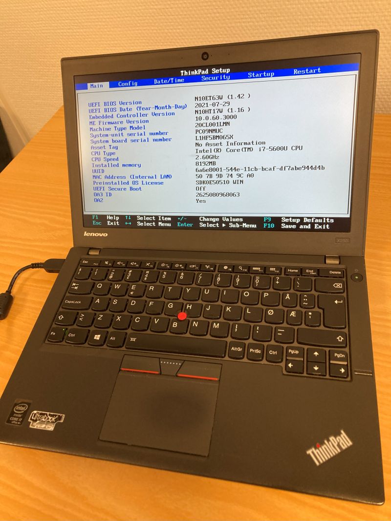 Lenovo Thinkpad X250 i7-5600U 8/256 - Bilde 2